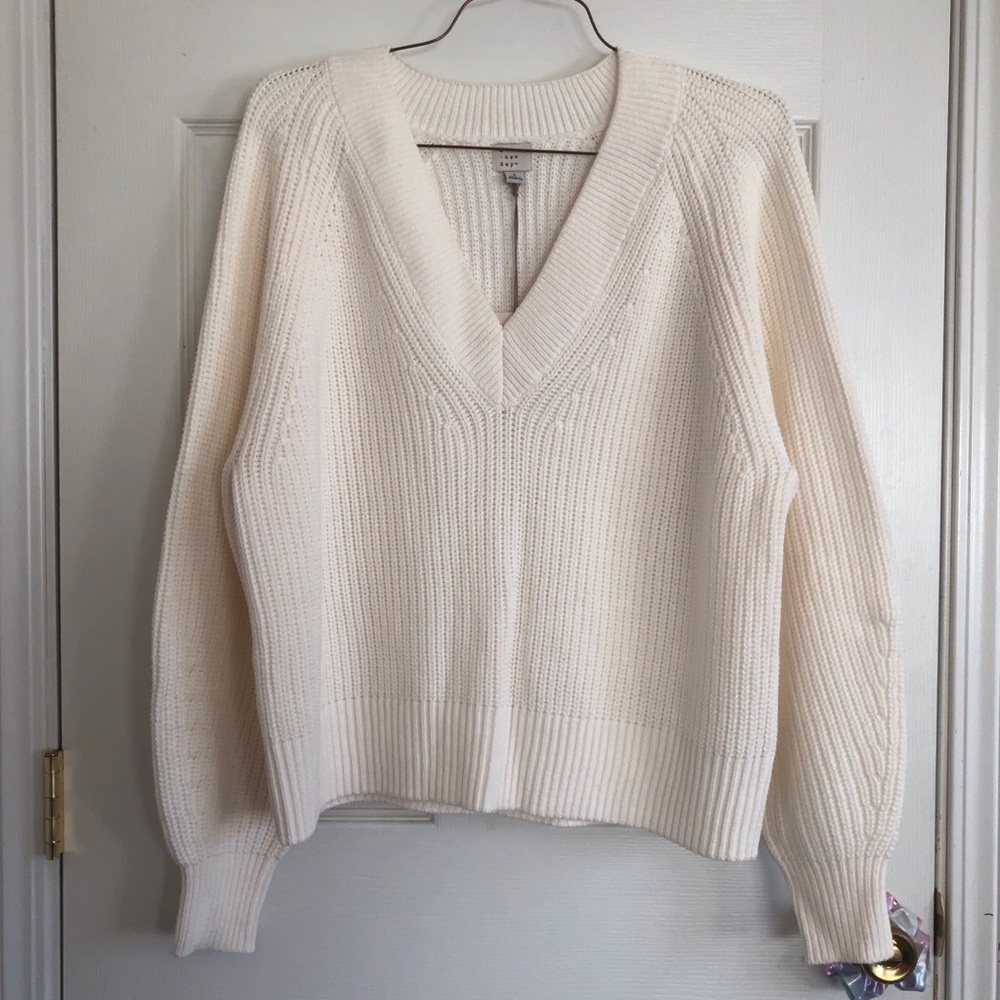 Target A New Day cream sweater size Large